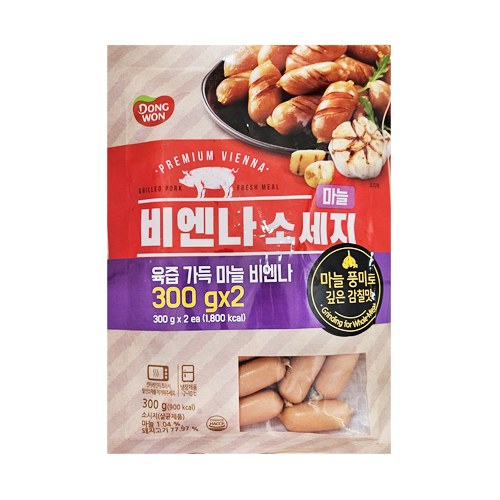 동원)마늘비엔나 300g 2입